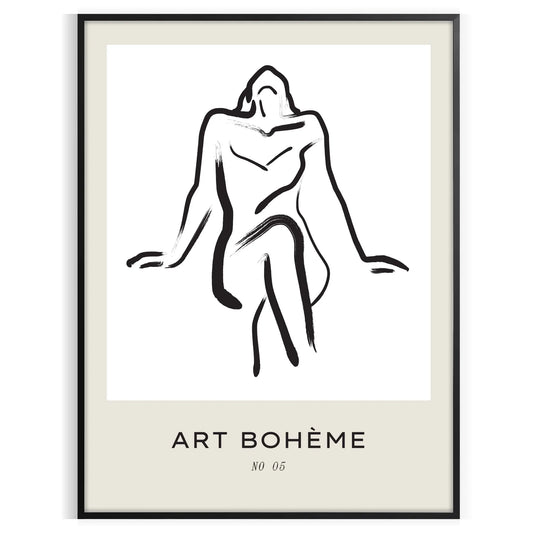 space enchanting boho poster stunning woman design captivating wall art print perfect touch elegance home thoughtful gift artwork
